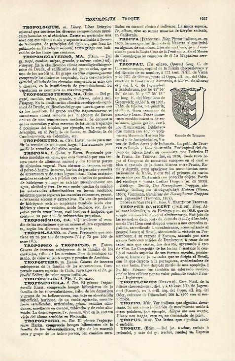 LAMINA ESPASA 20514: Escudo de Troppau Checoslovaquia