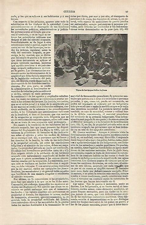 LAMINA ESPASA 21445: Tropas indias inglesas