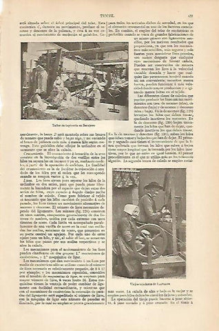 LAMINA ESPASA 8336: Taller de tapices en Sarajevo. Viejos tejedores de Locronan
