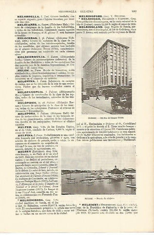 LAMINA ESPASA 11414: Vistas de Helsinki Finlandia