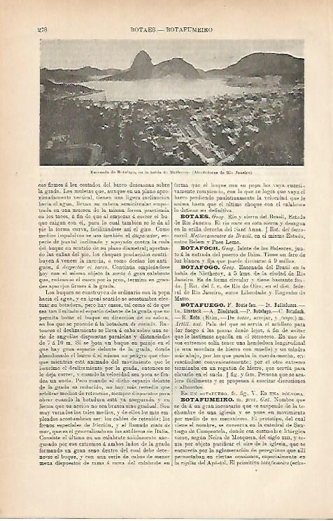 LAMINA ESPASA 11734: Ensenada de Botafogo Brasil