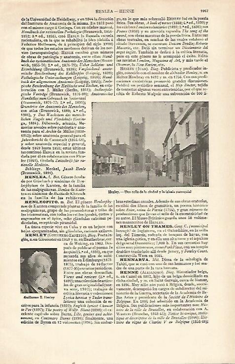 LAMINA ESPASA 21629: Iglesia de Henley Inglaterra