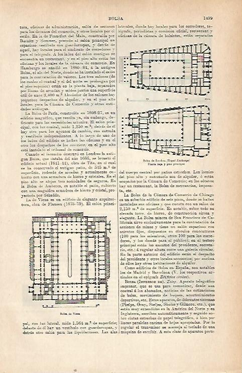 LAMINA ESPASA 22368: Planta de la Bolsa de Londres