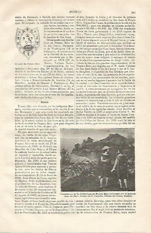 LAMINA ESPASA 23115: Desembaco en Puerto Rico por F. Castello