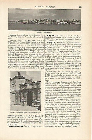LAMINA ESPASA 1109: Vistas de Marsala Italia