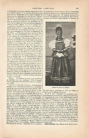 LAMINA ESPASA 5583: Aldeana de Arkangel Rusia