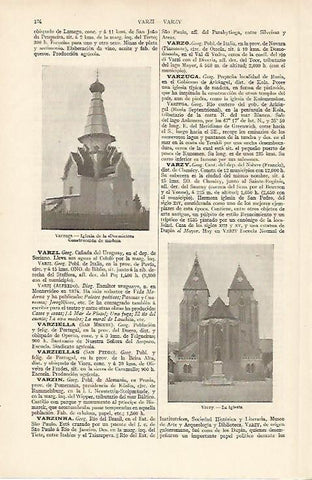 LAMINA ESPASA 5902: Iglesia de Varzuga (Rusia) y de Varzy Francia