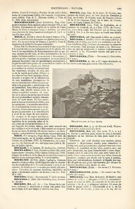 LAMINA ESPASA 6725: Vista de Roccette di Fazio Italia