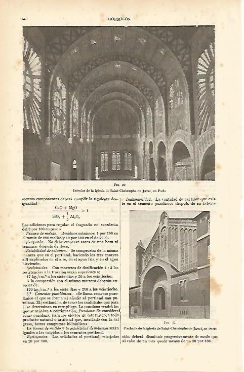 LAMINA ESPASA 9185: Iglesia de Saint Christophe de Javel en Paris