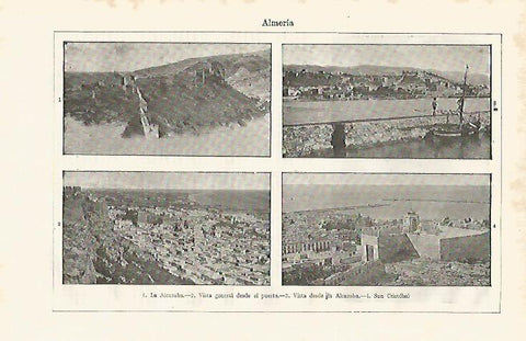 LAMINA ESPASA 11251: Vistas generales de Almeria