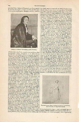 LAMINA ESPASA 8368: Retrato de Albert Thorwaldsen