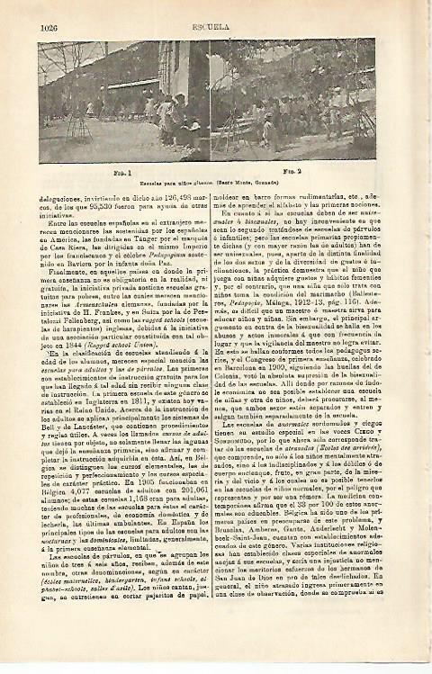 LAMINA ESPASA 16631: Escuelas para gitanos en Granada