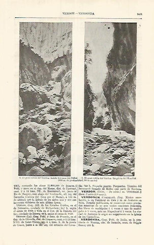LAMINA ESPASA 17553: Cañon del Verdon