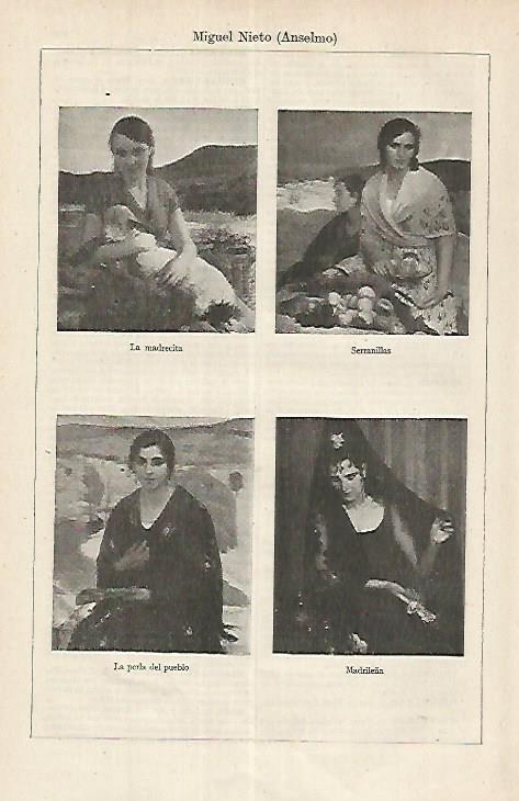 LAMINA ESPASA 17637: Retratos por Anselmo Miguel Nieto