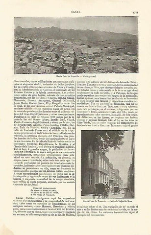 LAMINA ESPASA 18470: Santa Cruz de Tenerife