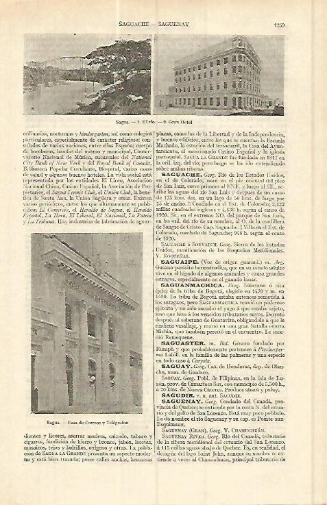 LAMINA ESPASA 17147: Rio y Gran Hotel de Sagua