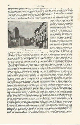 LAMINA ESPASA 19051: Plaza de Andorra la Vella
