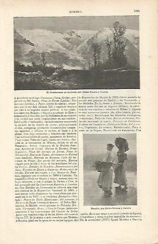 LAMINA ESPASA 8749: El Guadarrama en invierno por Jaime Morera