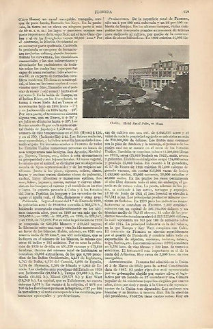 LAMINA ESPASA 3388: Hotel Royal Palm de Miami