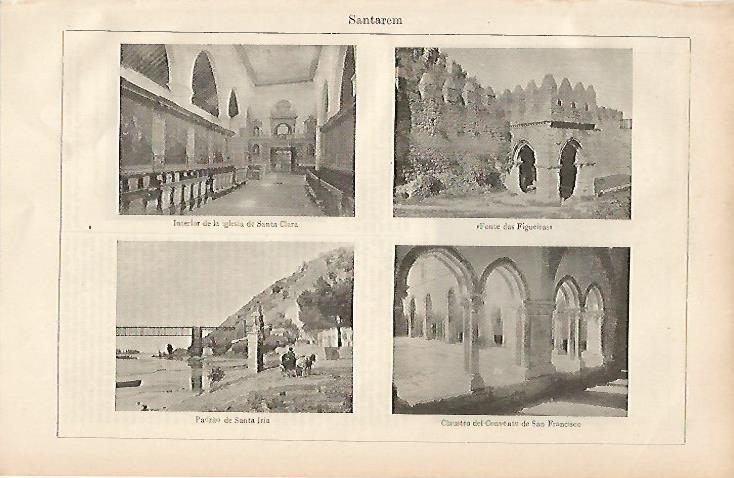 LAMINA ESPASA 19434: Vistas de Santarem