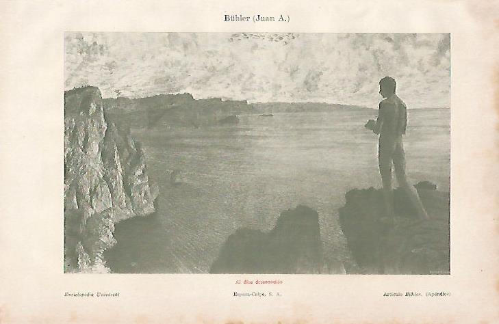 LAMINA ESPASA 8215: Al dios desconocido por J.A. Buhler