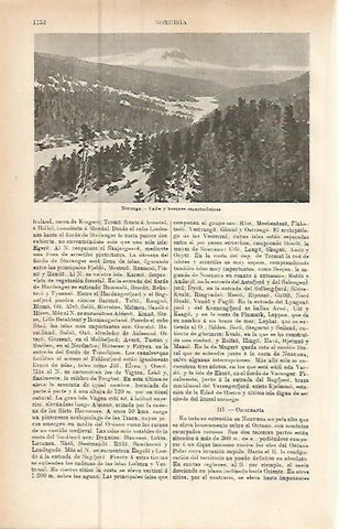 LAMINA ESPASA 9560: Valle en Noruega