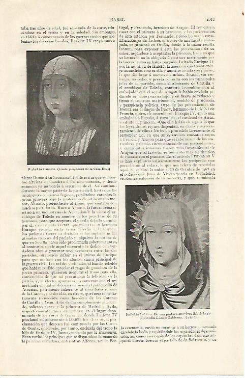LAMINA ESPASA 20852: Isabel la Catolica