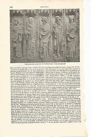 LAMINA ESPASA 16826: Coro de profetas de la Catedral de Estrasburgo