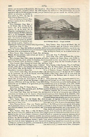 LAMINA ESPASA 20287: Colegio Anchieta en Nova Friburgo (Brasil)