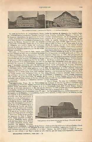 LAMINA ESPASA 12142: Universidad de Praga