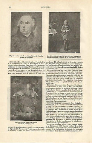LAMINA ESPASA 13564: Grabados de Reynolds