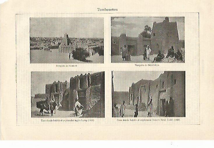 LAMINA ESPASA 1293: Vistas de Tomboctou Mali