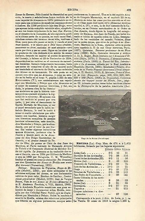 LAMINA ESPASA 16529: Lago de la Ercina Leon
