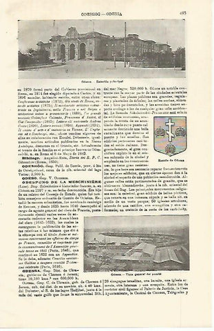 LAMINA ESPASA 21316: Vistas de Odessa Ucrania