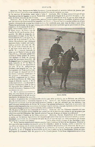 LAMINA ESPASA 11205: Alguacil de Madrid