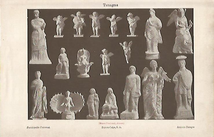 LAMINA ESPASA 6429: Tanagras del Museo de Atenas