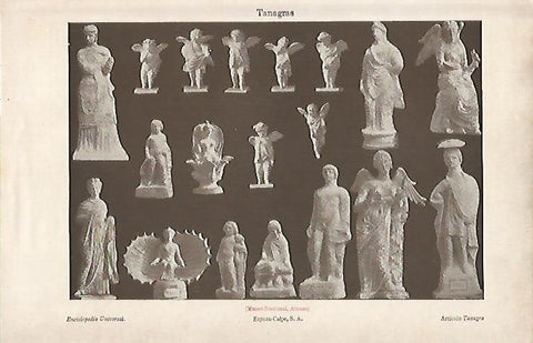 LAMINA ESPASA 6429: Tanagras del Museo de Atenas