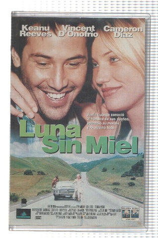 VHS-Cine: LUNA SIN MIEL - Keanu reeves, Cameron Diaz (Columbia 1996)