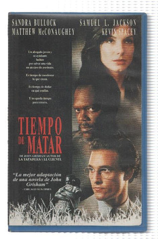 VHS-Cine: TIEMPO DE MATAR - Sandra Bullock, Samuel L. Jackson (Warner 1997)