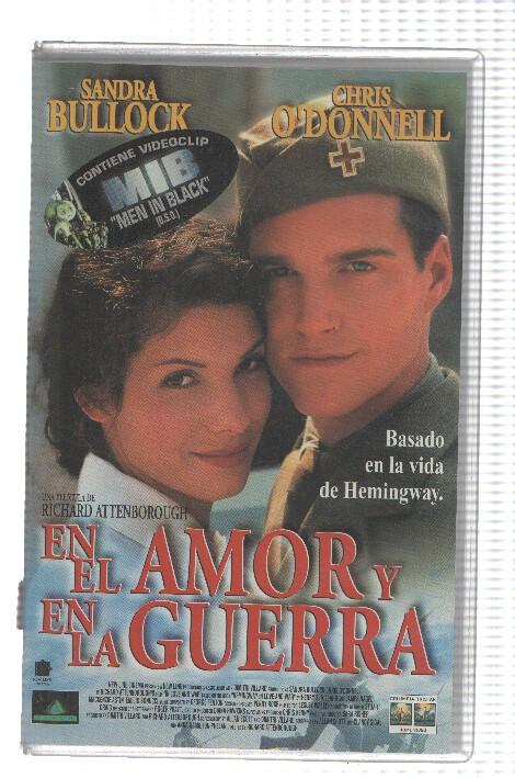 VHS-Cine: EN EL AMOR Y EN LA GUERRA -  Sandra Bullock, Chirs O'Donnell (Columbia 1997)