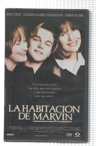 VHS-Cine: LA HABITACION DE MARVIN - Meryl Streep, Leonardo DiCaprio (Lauren 1997)