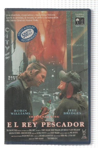 VHS-Cine: EL REY PESCADOR - Jeff Bridges, Robin Williams (Tristar 1991)