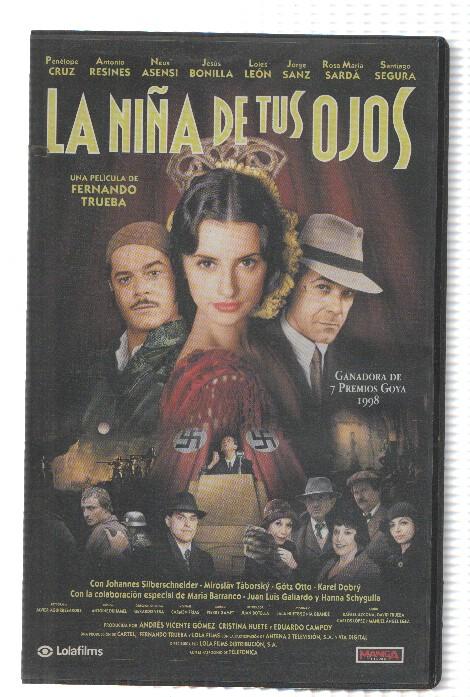 VHS-Cine: LA NIÑA DE TUS OJOS - Penelope Cruz, Antonio Resines (Manga Films 1999)