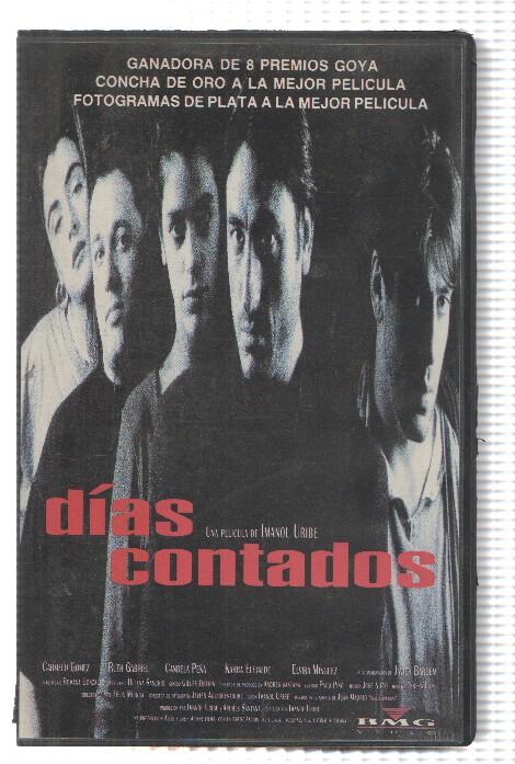 VHS-Cine: DIAS CONTADOS - Carmelo Gomez, Javier Bardem (BMG 1995)