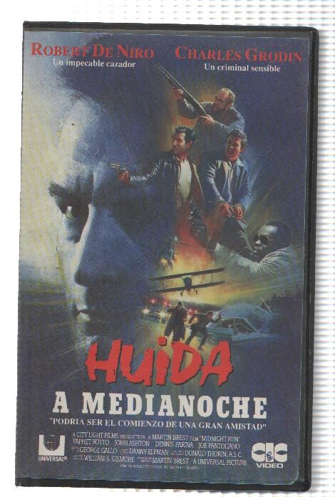 VHS-Cine: HUIDA A MEDIANOCHE - Robert de Niro (CIC 1990)