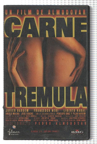 VHS-Cine: CARNE TREMULA - Javier Bardem, Pedro Almodovar (BMG 1997)