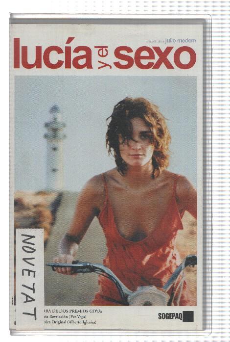 VHS-Cine: LUCIA Y EL SEXO - Paz Vega, Alberto Iglesias (Sogepaq 2001)