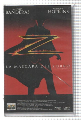 VHS-Cine: LA MASCARA DEL ZORRO - Antonio Banderas (Columbia 1998)