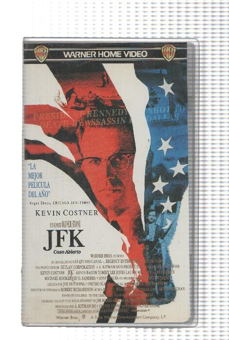 VHS-Cine: JFK, CASO ABIERTO - Kevin Costner (Warner 1991)