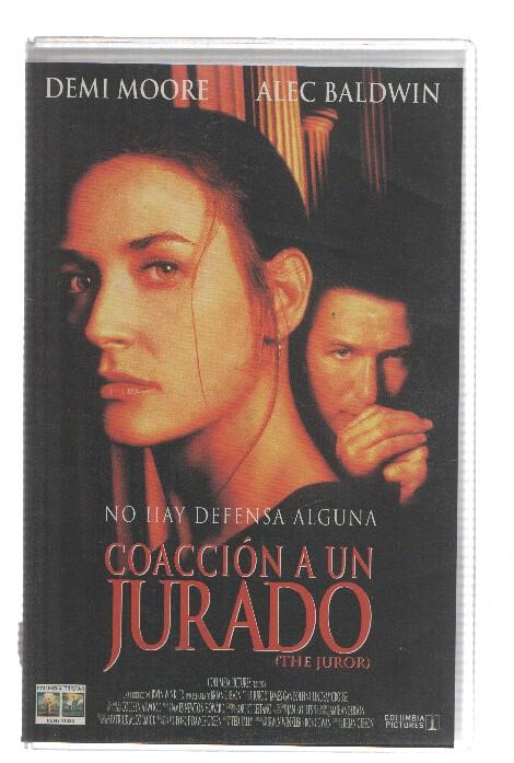 VHS-Cine: COACCION A UN JURADO - Demi Moore, Alec Baldwin (Columbia 1996)